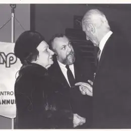 Mery Pannunzio e Indro Montanelli