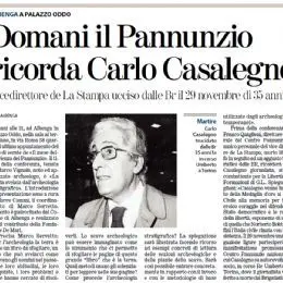 Albenga - Domani il Pannunzio ricorda Carlo Casalegno vice-direttore de La Stampa ucciso dalle Br - 26-11-2012 05-40-56