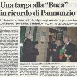 targa ristorante la buca